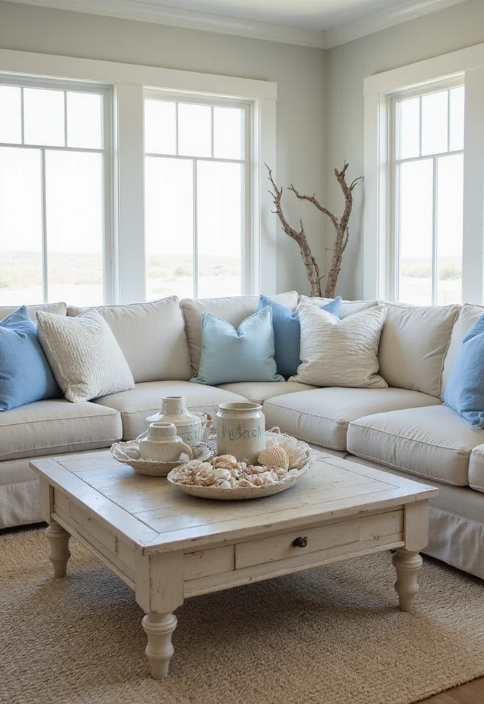 15 Warm Living Room Themes That'll Wrap You in Comfort (Especially #10!) - 6. Coastal Retreat 1