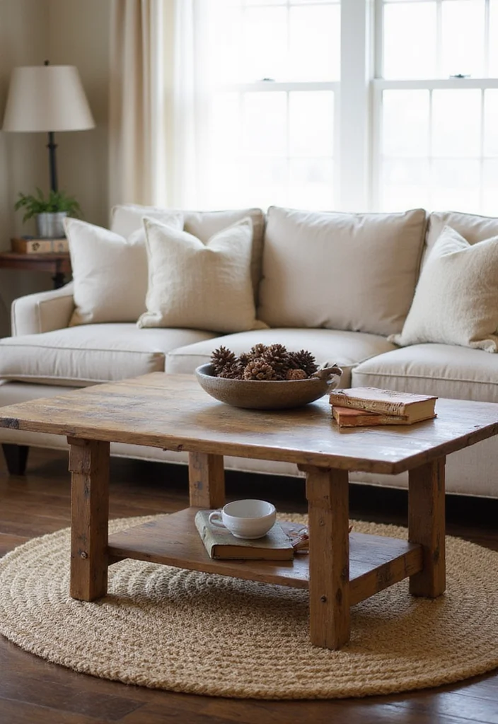 19 Vintage Decor Ideas to Create a Warm Rustic Atmosphere! - 1. Reclaimed Wood Furniture 1