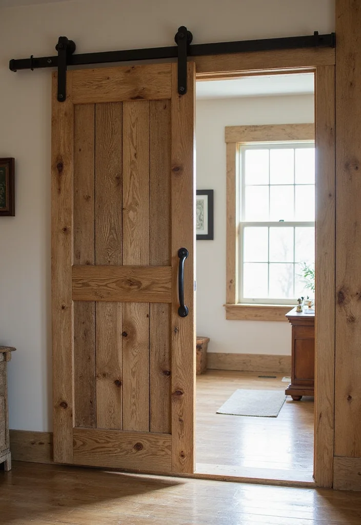 19 Vintage Decor Ideas to Create a Warm Rustic Atmosphere! - 10. Farmhouse Style Doors 1