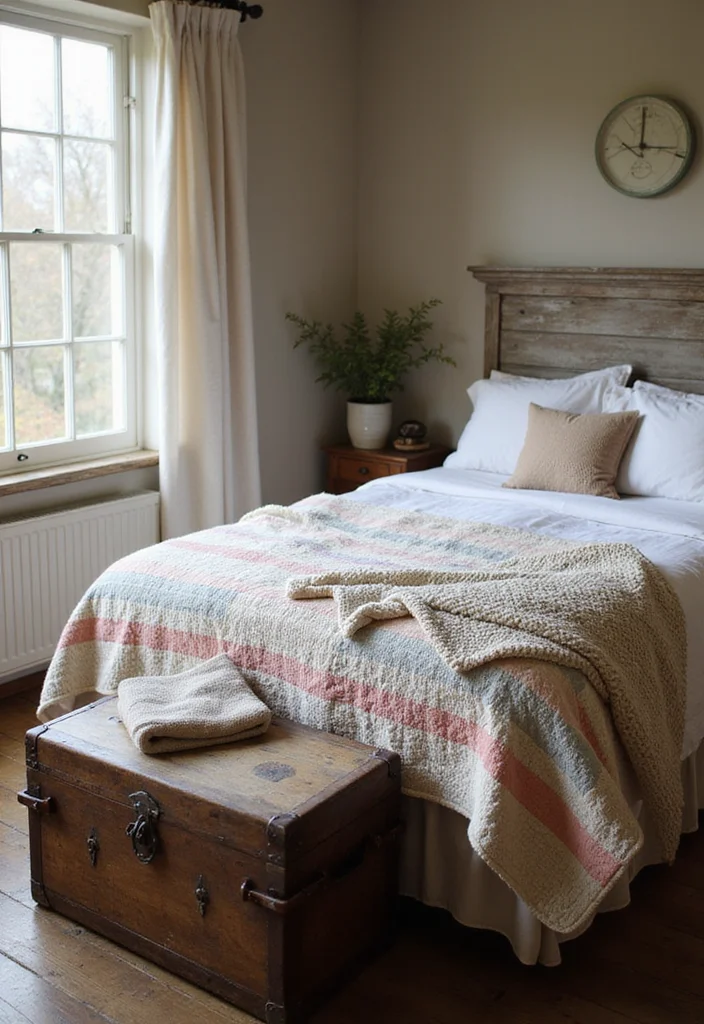 19 Vintage Decor Ideas to Create a Warm Rustic Atmosphere! - 2. Vintage Textiles 1