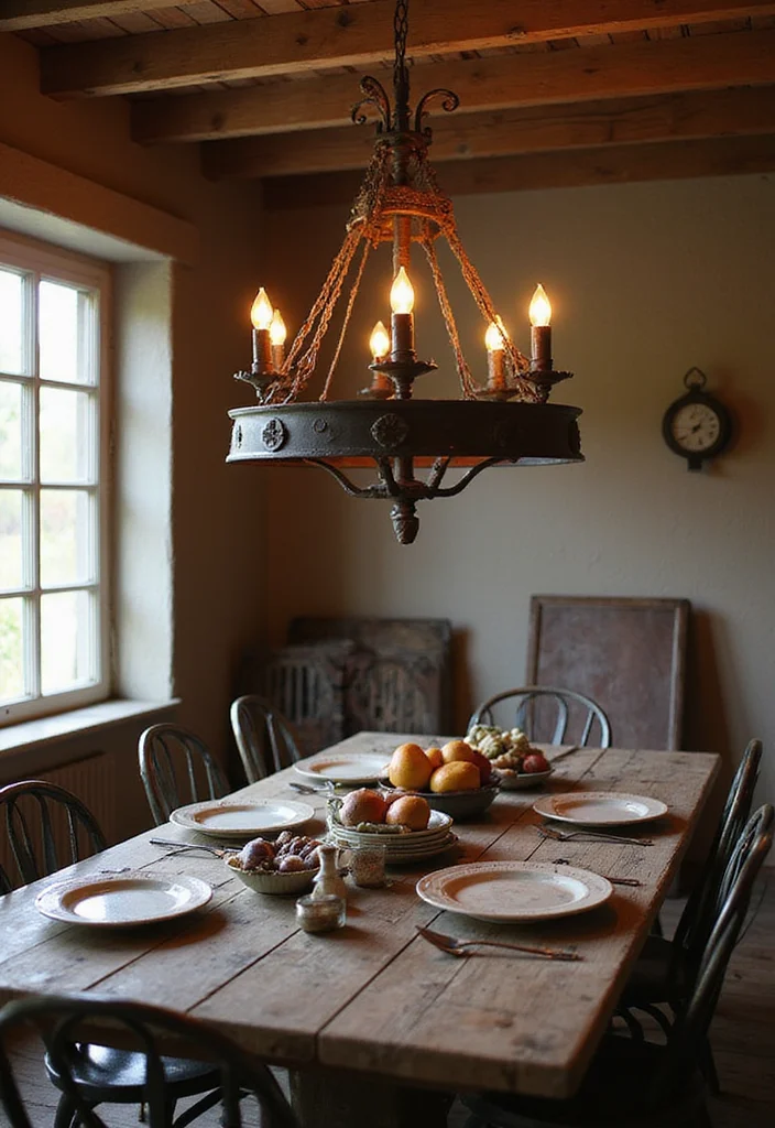 19 Vintage Decor Ideas to Create a Warm Rustic Atmosphere! - 4. Farmhouse Lighting 1