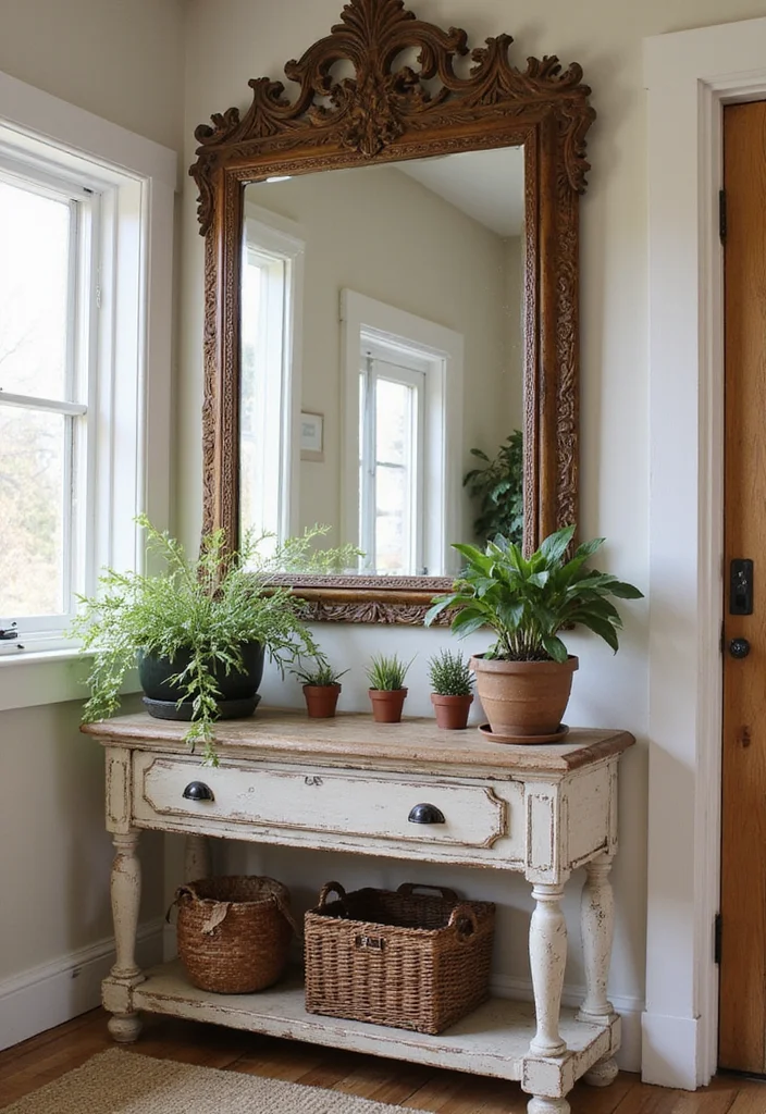 19 Vintage Decor Ideas to Create a Warm Rustic Atmosphere! - 5. Vintage Mirrors 1