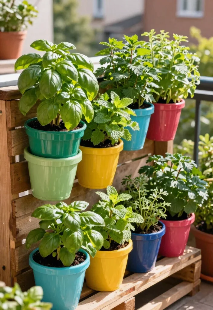 10 Must-Try Herb Garden Ideas That Will Spice Up Your Meals (You Won't Believe #3!) - 1. Vertical Herb Garden: A Space-Saving Wonder 1