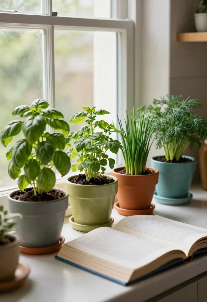 10 Must-Try Herb Garden Ideas That Will Spice Up Your Meals (You Won't Believe #3!) - 2. Windowsill Herb Garden: Freshness at Your Fingertips 1