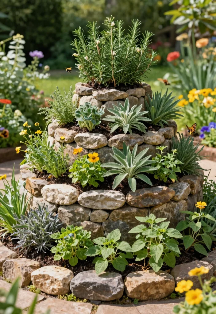 10 Must-Try Herb Garden Ideas That Will Spice Up Your Meals (You Won't Believe #3!) - 4. Herb Spiral: A Culinary Oasis 1