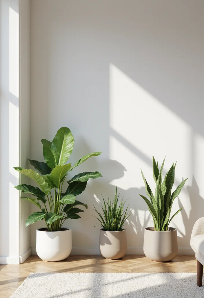 13 Home Plant Styling Tips That'll Make Your Guests Green with Envy! - 13. Embrace Minimalism 1