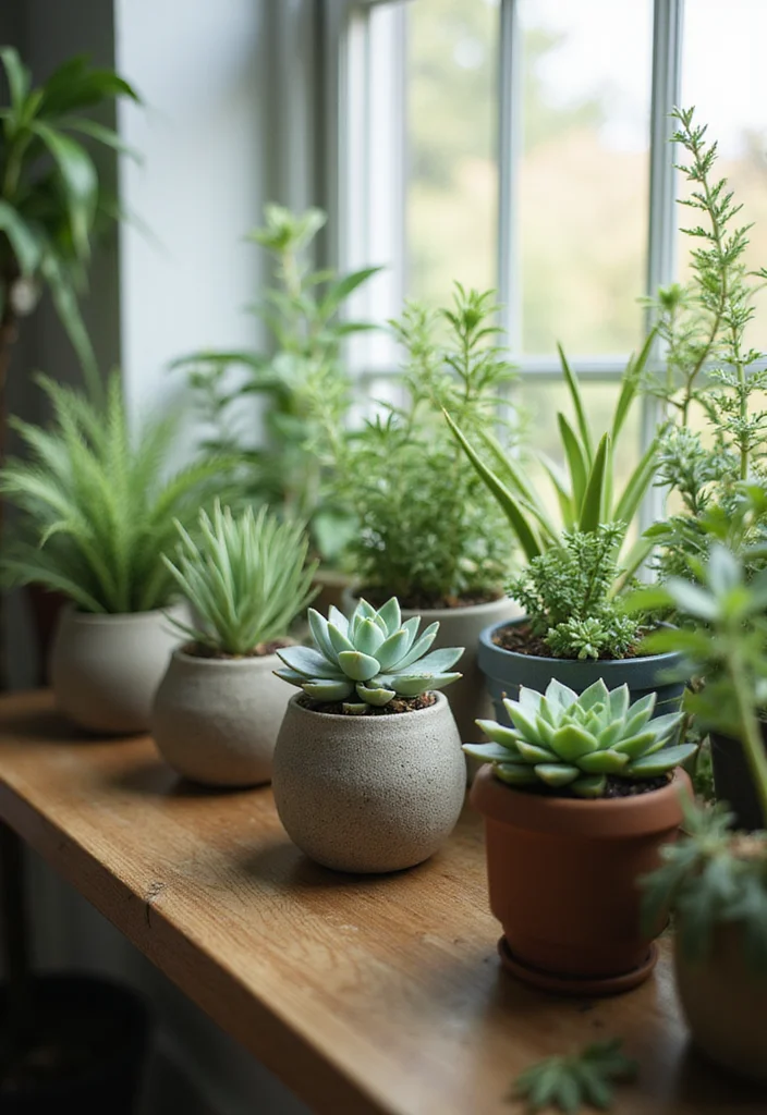 13 Home Plant Styling Tips That'll Make Your Guests Green with Envy! - 7. Group Plants by Type 1
