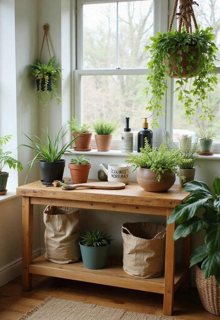 13 Home Plant Styling Tips That'll Make Your Guests Green with Envy! - 9. Use Plant Care Stations 1