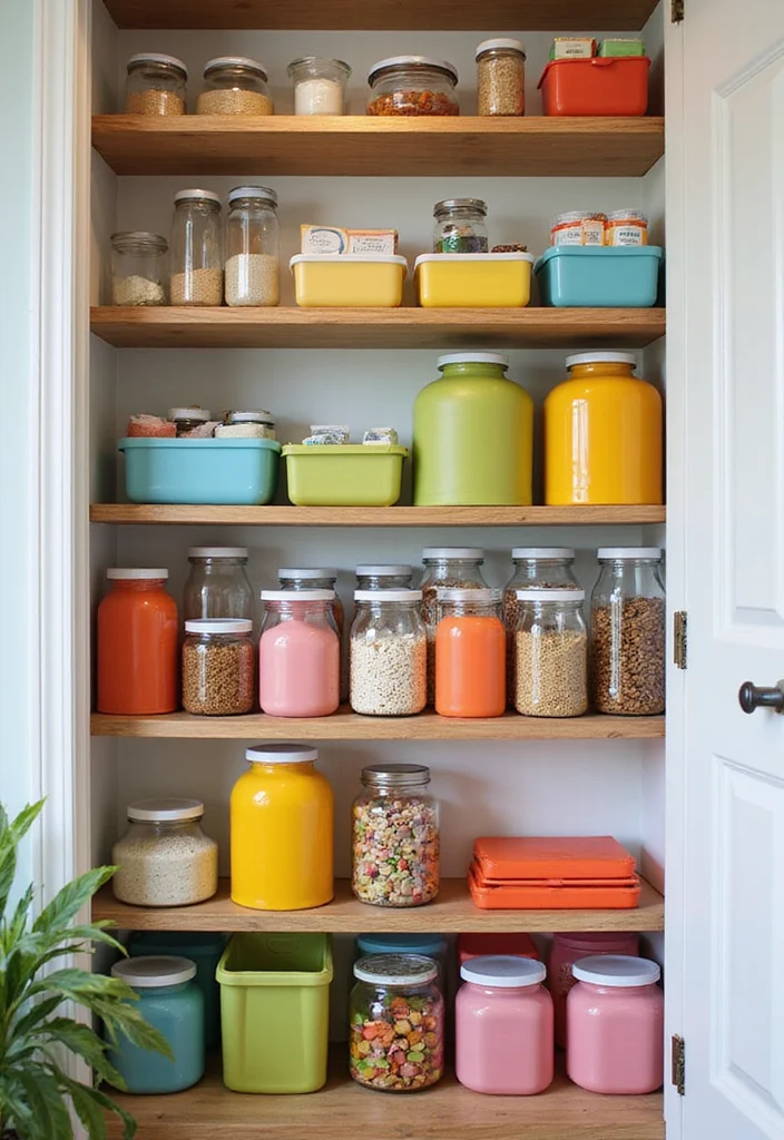 17 Small Kitchen Organization Ideas That Maximize Every Inch of Space! - 16. Color-Coded Storage for Easy Organization 1