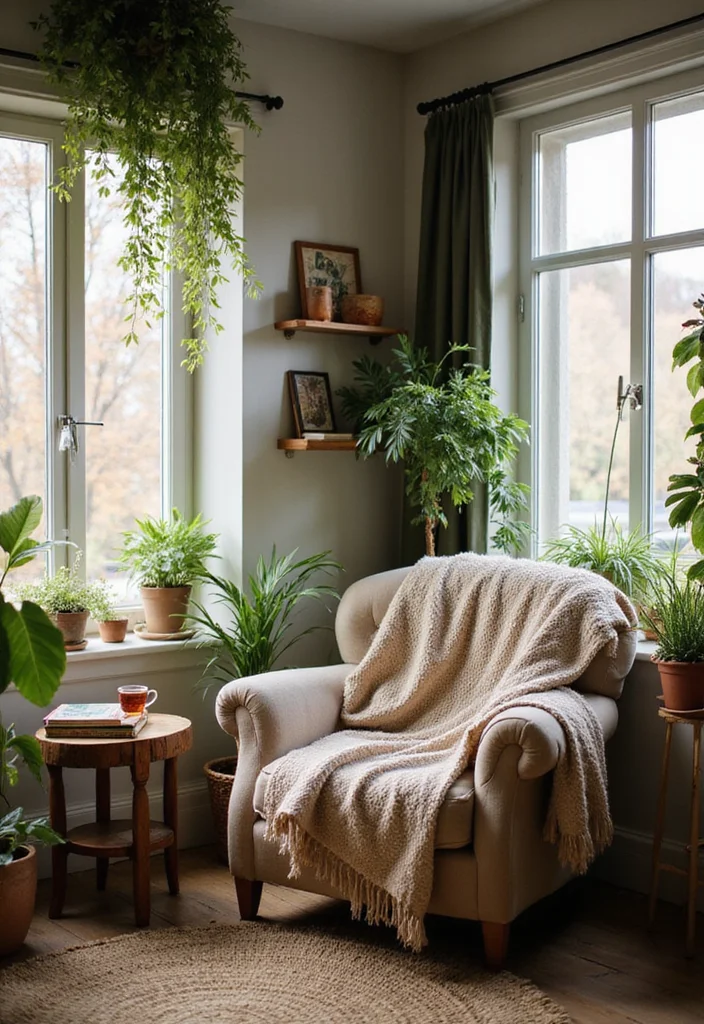 18 Boho Vibes Decor Ideas That'll Help You Unwind (Warning: Extreme Relaxation Ahead!) - 9. Design a Reading Nook 1
