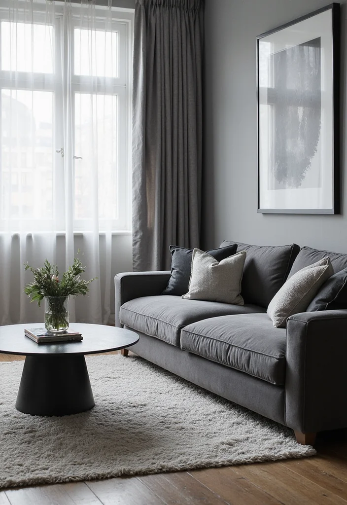 20 Color Palette Ideas for Interiors That Influence Your Mood - 10. Elegant Monochrome 1