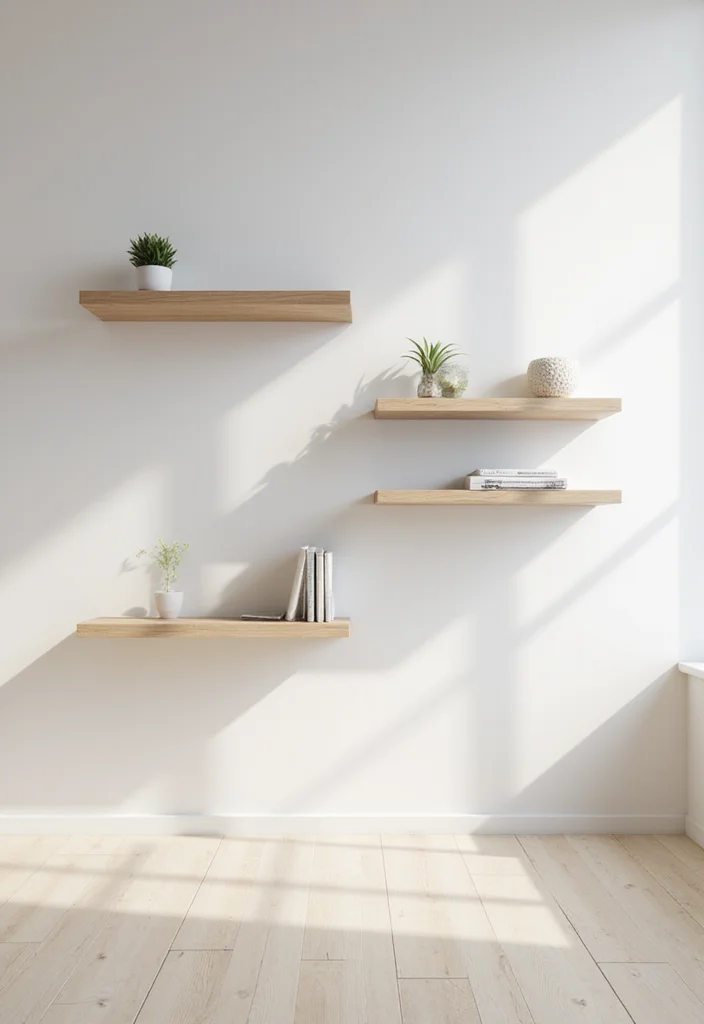 25 Functional Decor Pieces That Prove Minimalism Can Be Stylish (#14 Is Incredible!) - 1. Floating Shelves 1