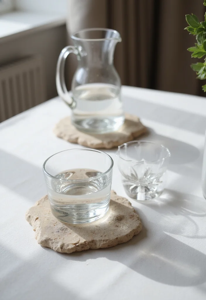 25 Functional Decor Pieces That Prove Minimalism Can Be Stylish (#14 Is Incredible!) - 12. Elegant Coasters 1