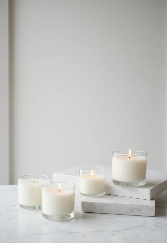 25 Functional Decor Pieces That Prove Minimalism Can Be Stylish (#14 Is Incredible!) - 16. Minimalist Candles 1