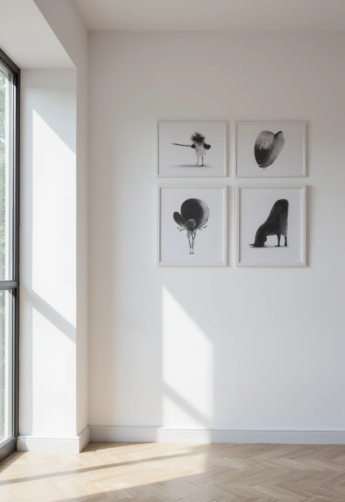 25 Functional Decor Pieces That Prove Minimalism Can Be Stylish (#14 Is Incredible!) - 6. Simple Wall Art 1
