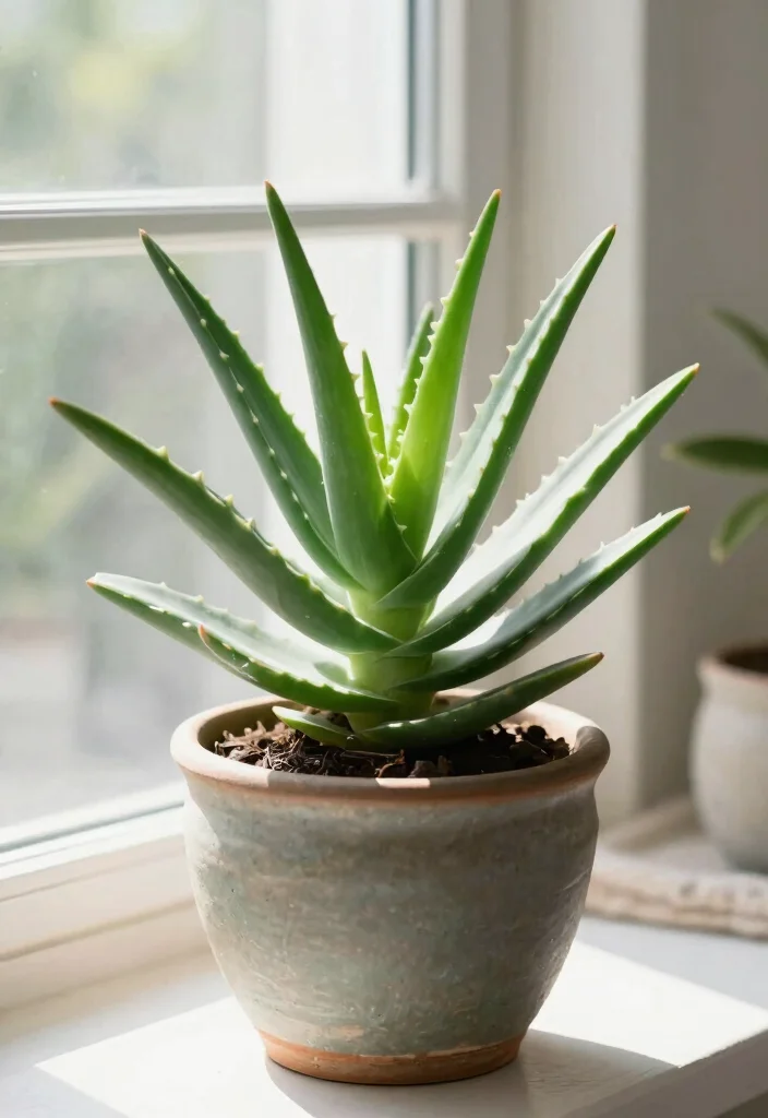 11 Indoor Plants You Can’t Kill (Even If You Have a Black Thumb!) - 11. Aloe Vera 1