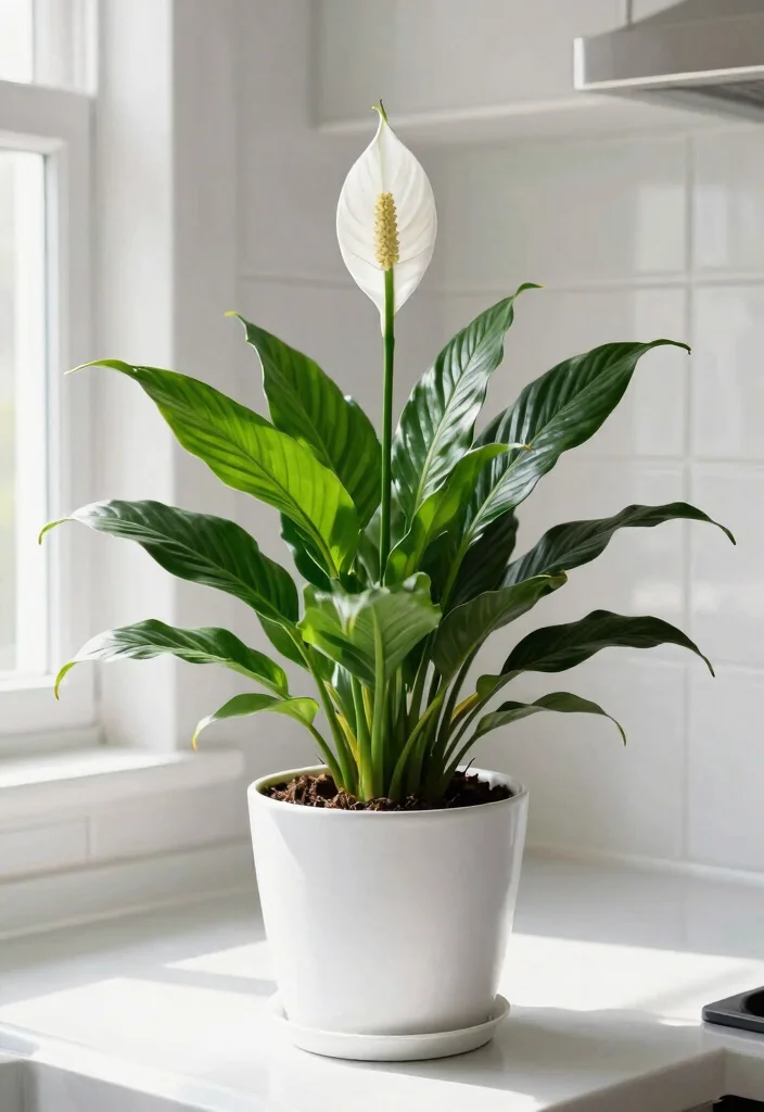11 Indoor Plants You Can’t Kill (Even If You Have a Black Thumb!) - 5. Peace Lily (Spathiphyllum) 1