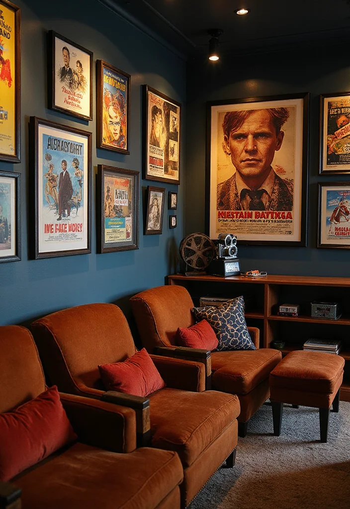 18 Unique Vintage Wall Art Ideas That Will Leave Your Guests in Awe! - 9. Vintage Movie Posters 1