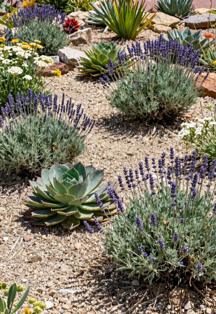 20 Flower Garden Ideas That Will Make Your Neighbors Green with Envy! - 13. Drought-Resistant Flower Gardens 1
