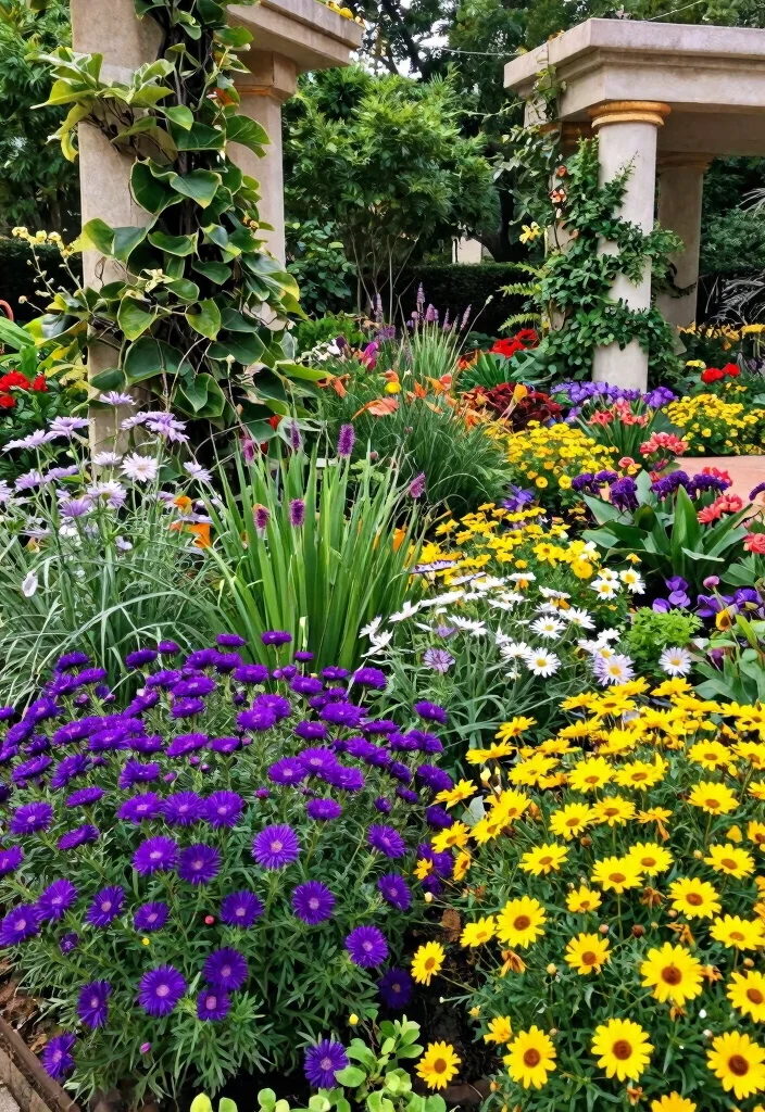 20 Flower Garden Ideas That Will Make Your Neighbors Green with Envy! - 19. Artistic Flower Arrangements 1