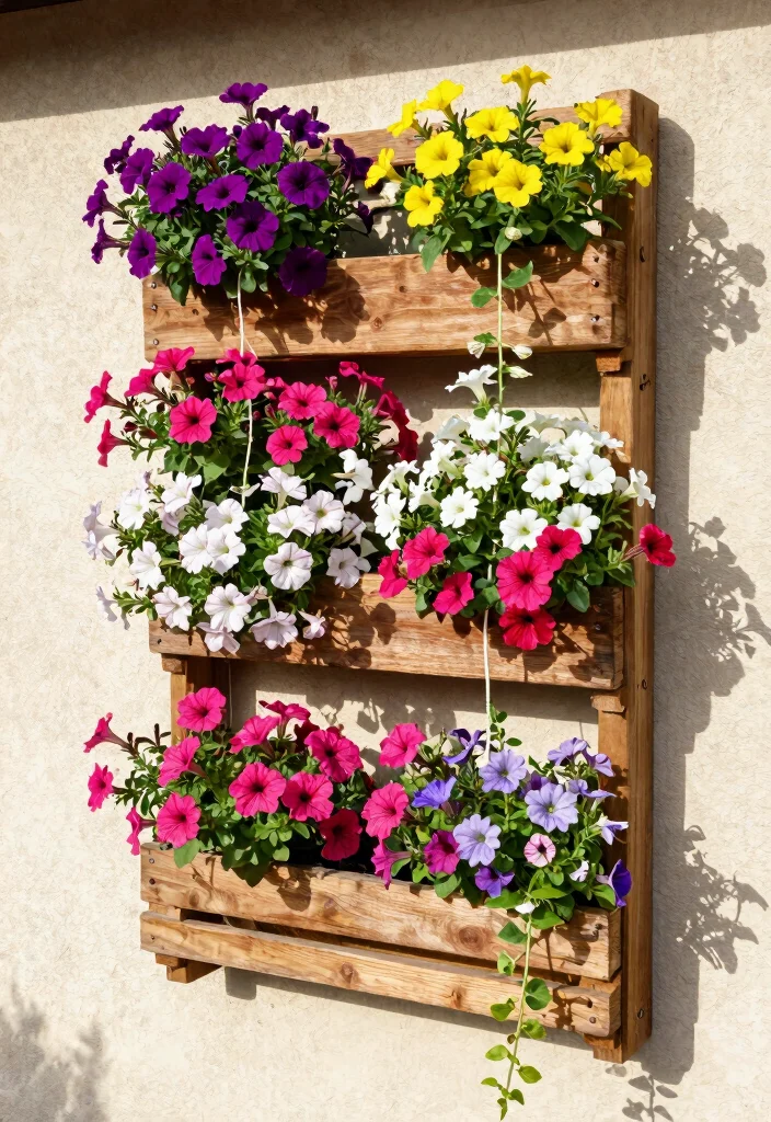 20 Flower Garden Ideas That Will Make Your Neighbors Green with Envy! - 5. Vertical Flower Gardens 1